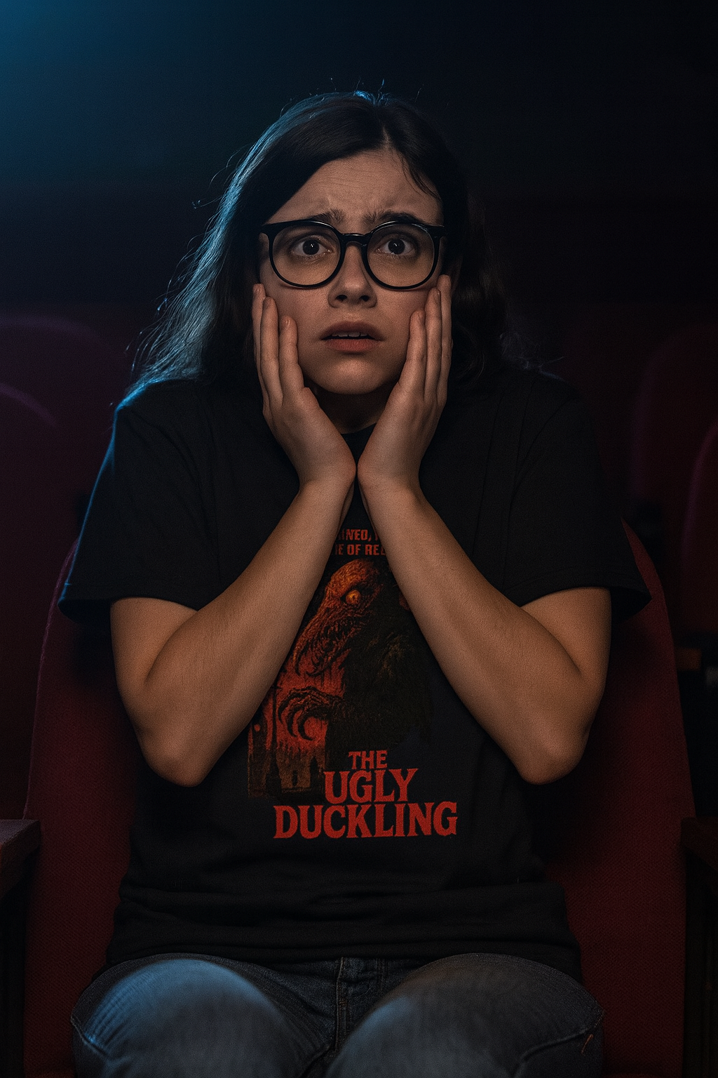 Ugly Duckling Horror T-Shirt - Unique 70’s Slasher Poster Design - Dark Humor Gift