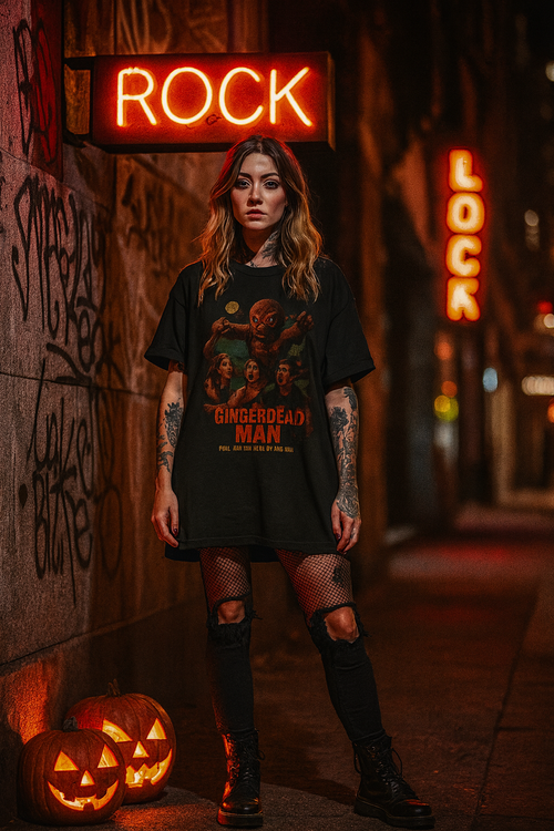 Gingerdead Man T-Shirt - Retro Horror Humor Tee - Perfect Gift for Fans of 80's Slasher Flicks