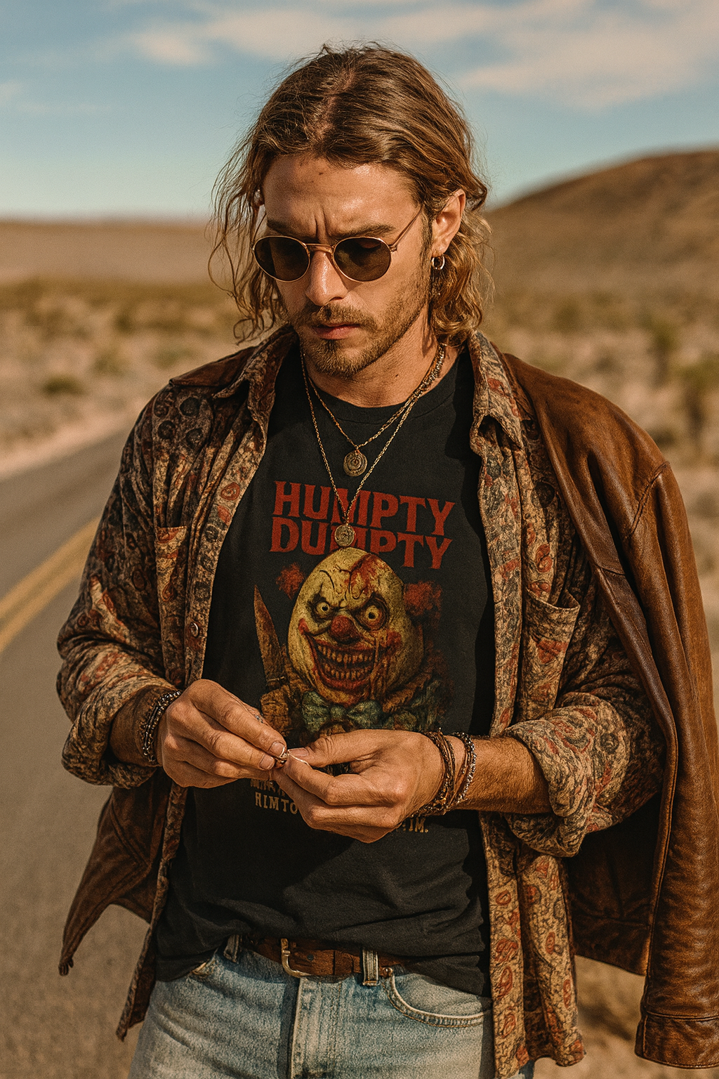 Humpty Dumpty T-Shirt | Horror Slasher Design | Dark Humor Tee