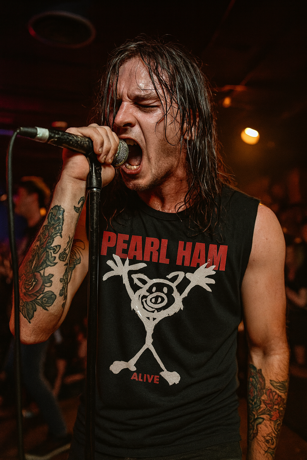 Pearl Ham T-Shirt | Funny Pearl Jam Parody Tee | Perfect Gift for 90s Rock Fans