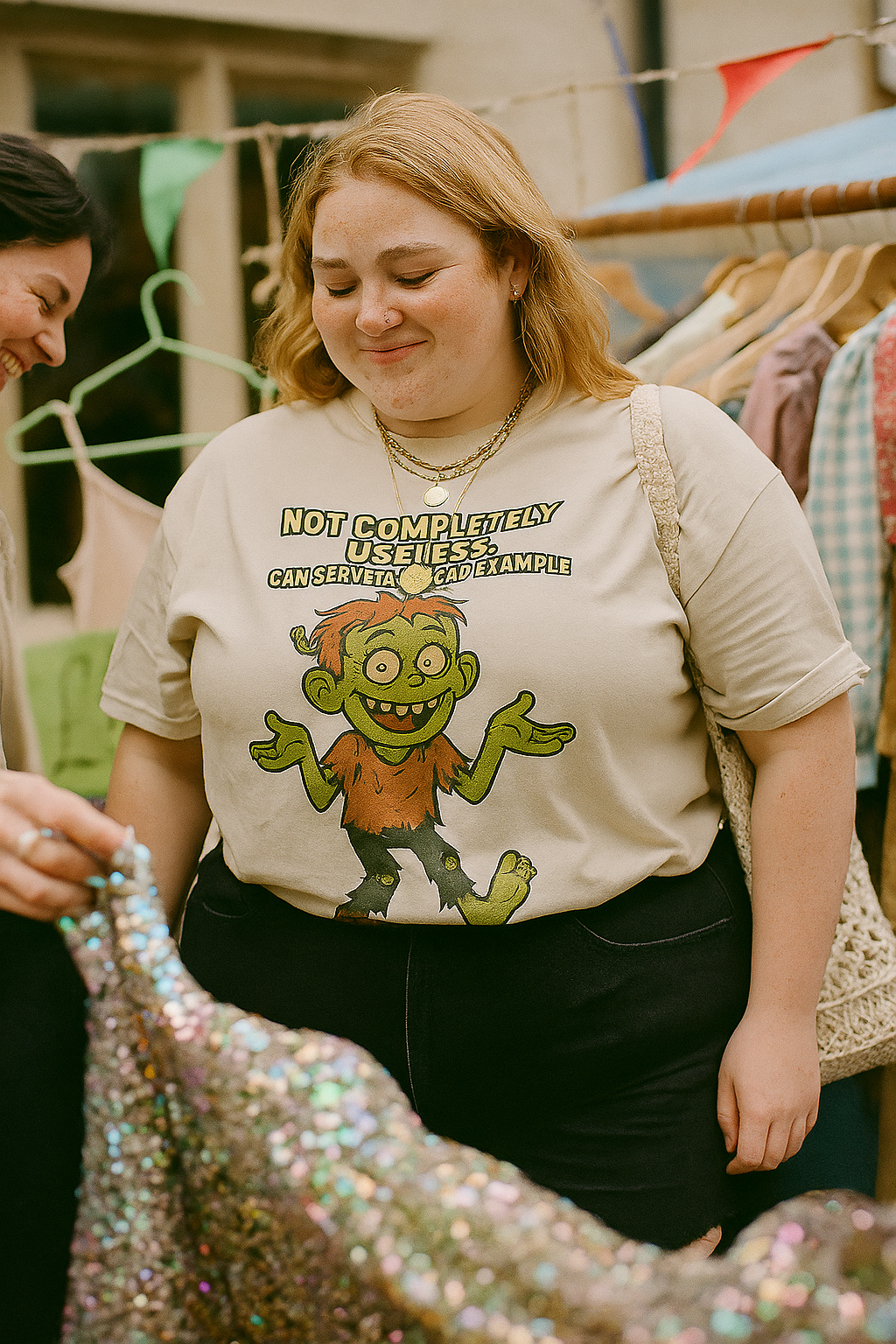 Funny Zombie T-Shirt - Dark Humor Tee - Not Completely Useless - Perfect Gift for Horror Fans