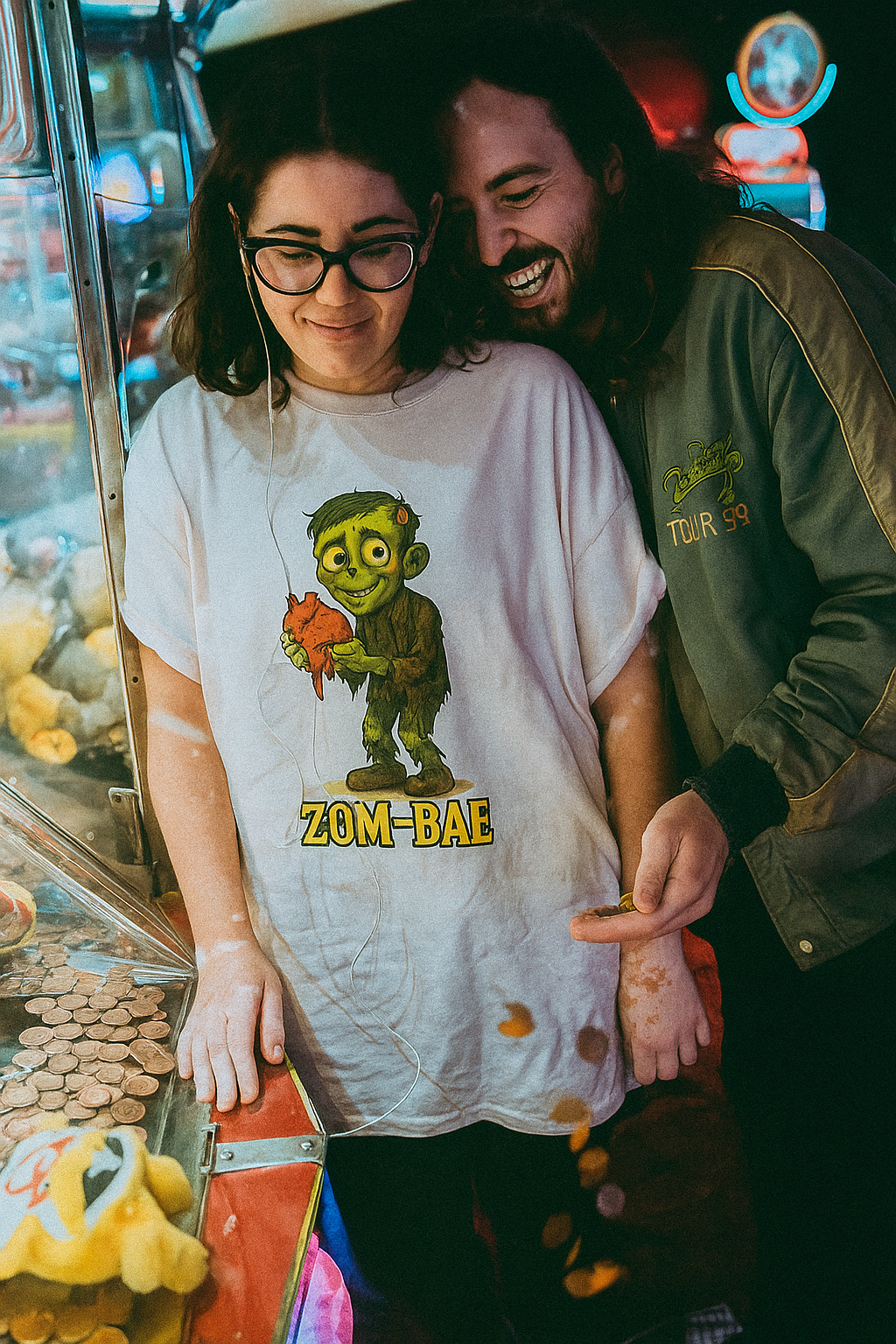 Unisex Meet Zom-Bae: Adorably Undead Valentine T-Shirt - Horror Fan Gift, Cute Zombie Shirt