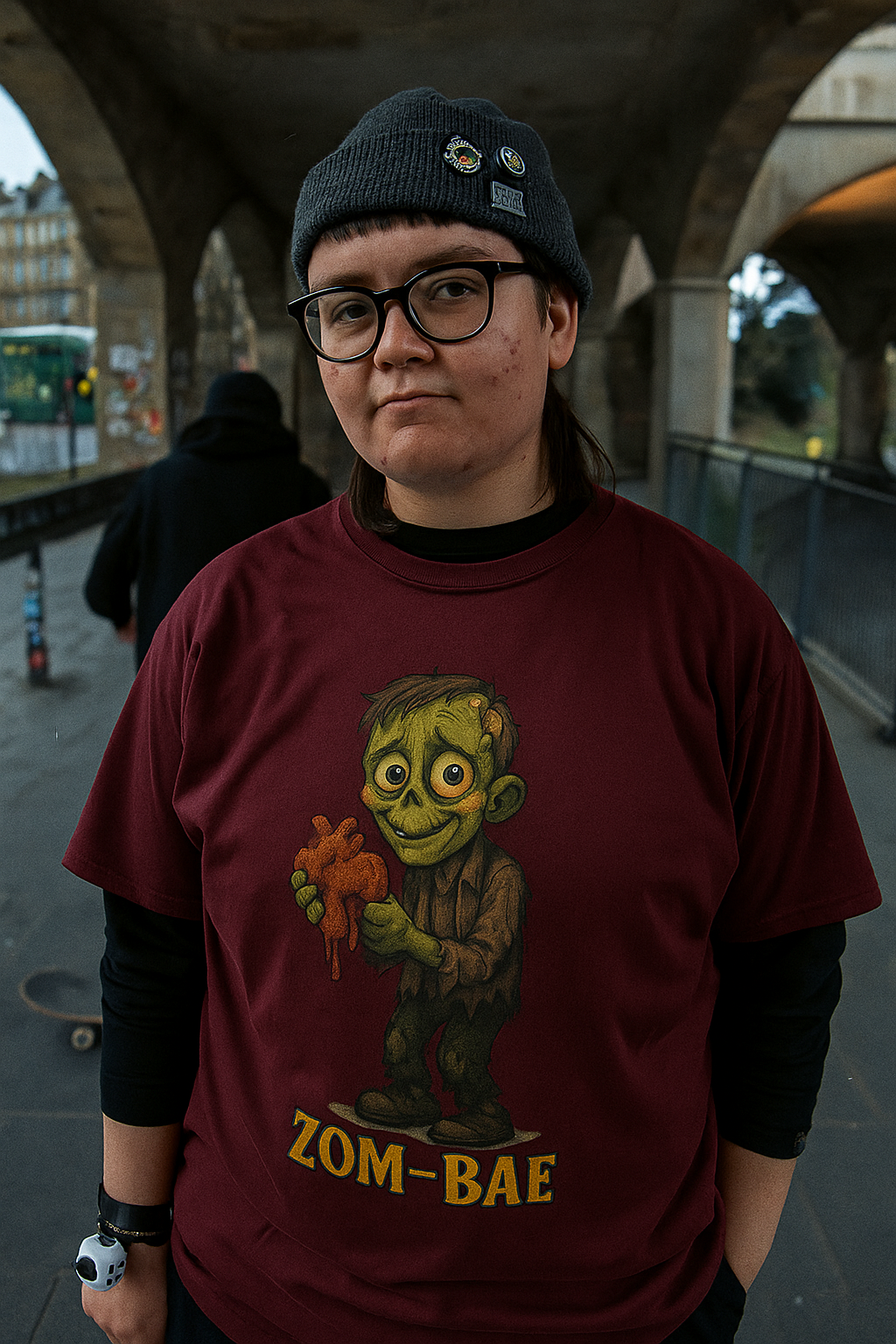 Unisex Meet Zom-Bae: Adorably Undead Valentine T-Shirt - Horror Fan Gift, Cute Zombie Shirt