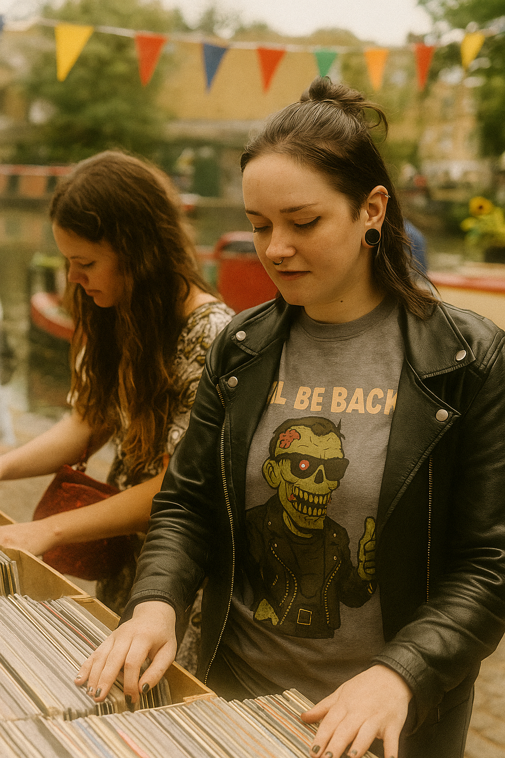 Unisex Zombie Action Hero T-Shirt | Cartoon Style 'Get to the Chopper' Tee | Perfect for Movie Lovers