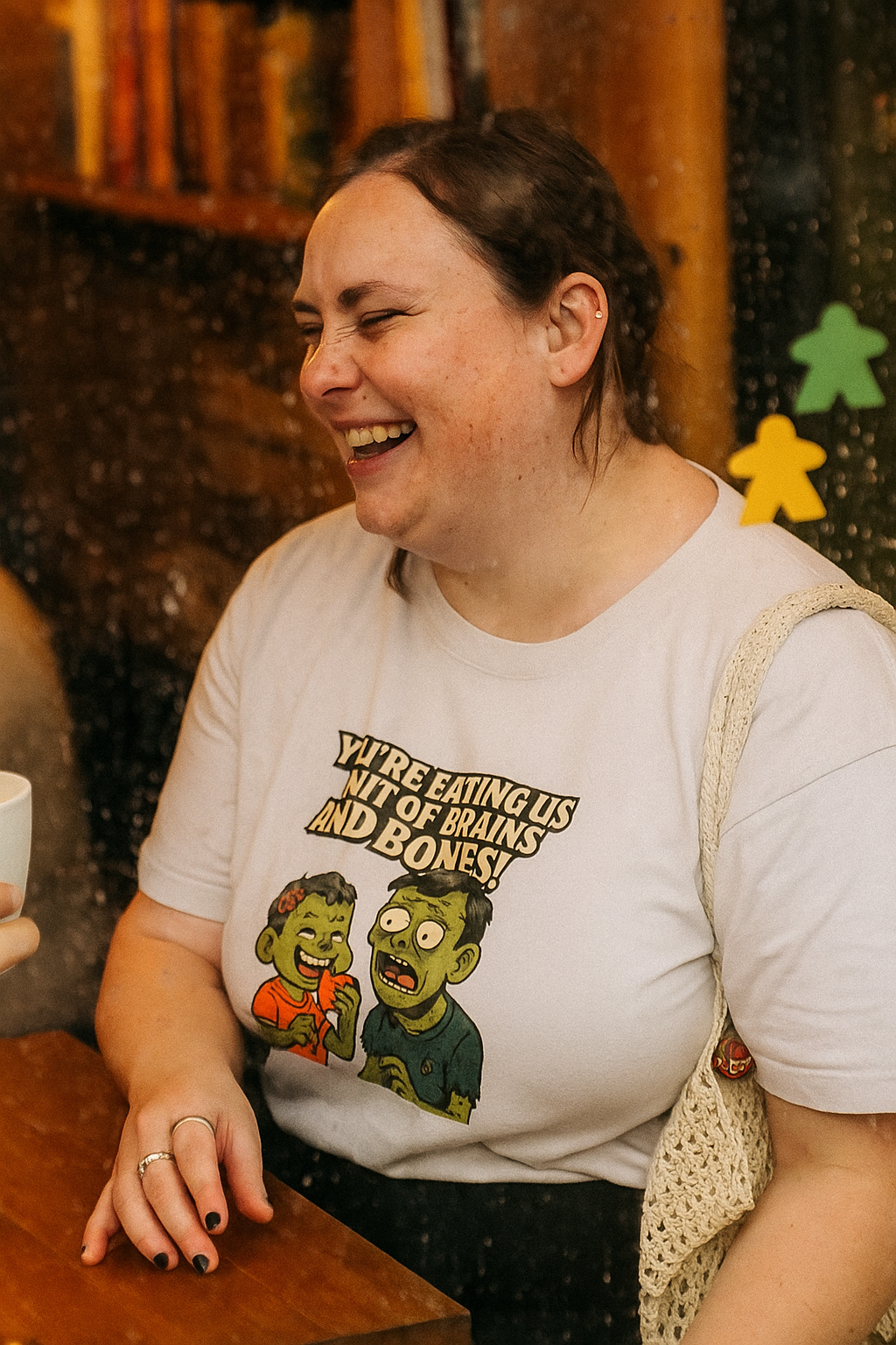 Unisex You're Eating Us Out of Brains and Bones! T-Shirt - Hilarious Undead Family Tee - Perfect Gift for Horror Lovers