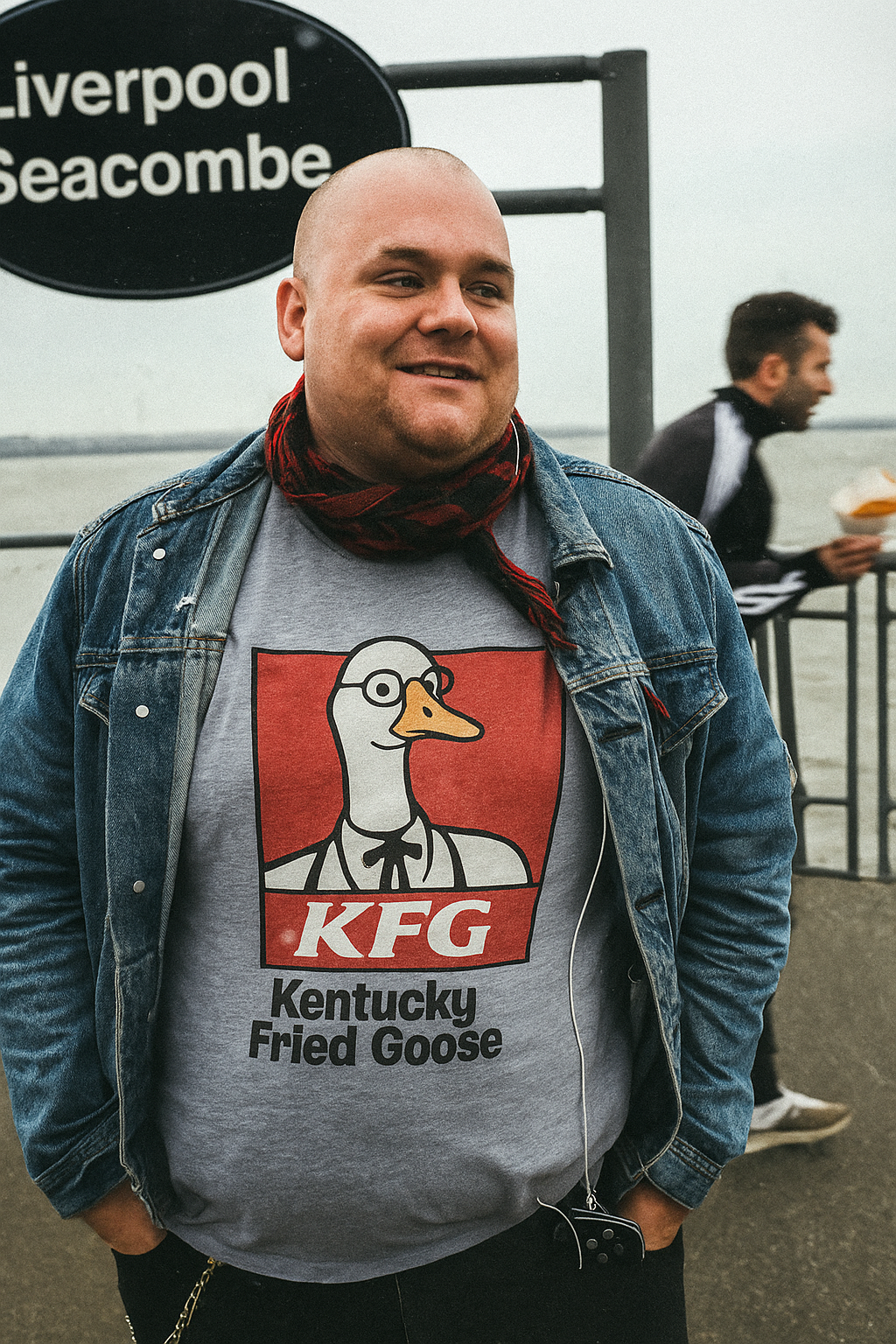 Unisex Hilarious Kentucky Fried Goose T-Shirt - Fun Parody Tee with Cartoon Goose Design!