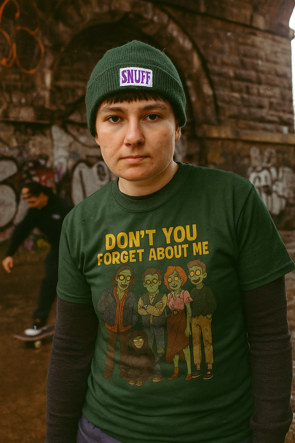 Unisex Zombie Breakfast Club T-Shirt - Retro Horror Tee - Don't You Forget About Me