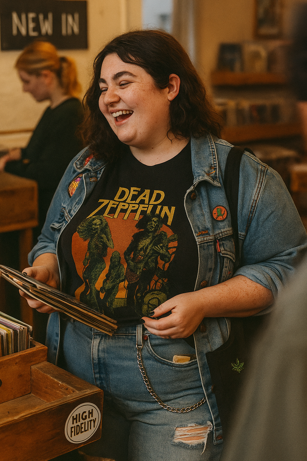 Unisex Dead Zeppelin T-Shirt - Shredding Zombie Rock Parody Tee - Classic Horror Style for Music Lovers