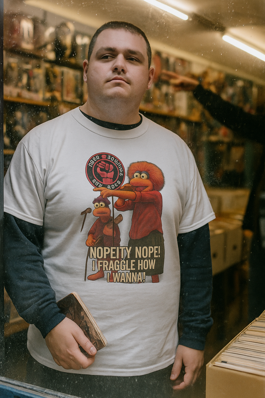 Unisex Rage Against the Gorg T-Shirt - Hilarious Fraggle Rock Parody Tee - Perfect Gift for 80s Kids & Muppet Lovers