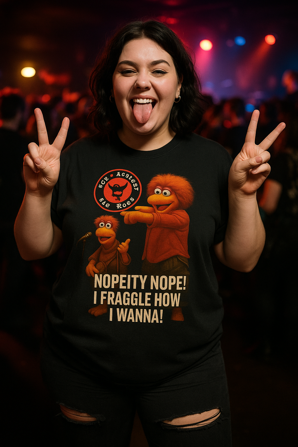 Unisex Rage Against the Gorg T-Shirt - Hilarious Fraggle Rock Parody Tee - Perfect Gift for 80s Kids & Muppet Lovers